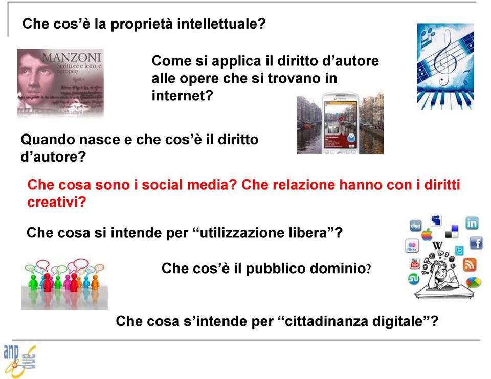 Quando nasce e che cos è il diritto d autore? Che cosa sono i social media?