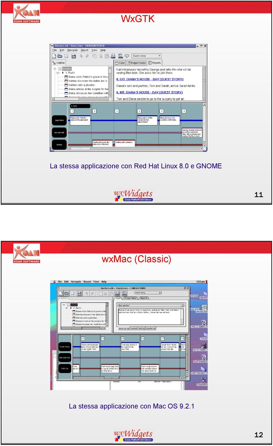 0 e GNOME 11 wxmac (Classic)