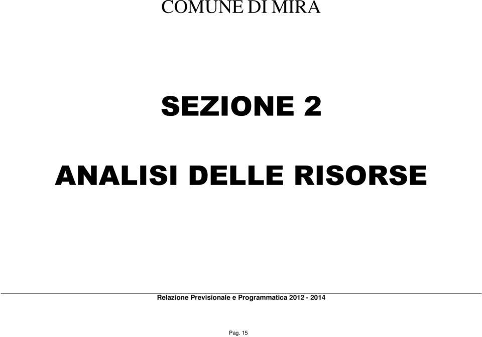 Relazione