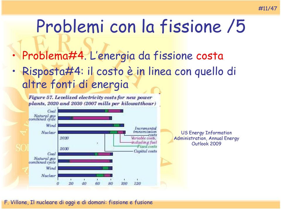 in linea con quello di altre fonti di energia US