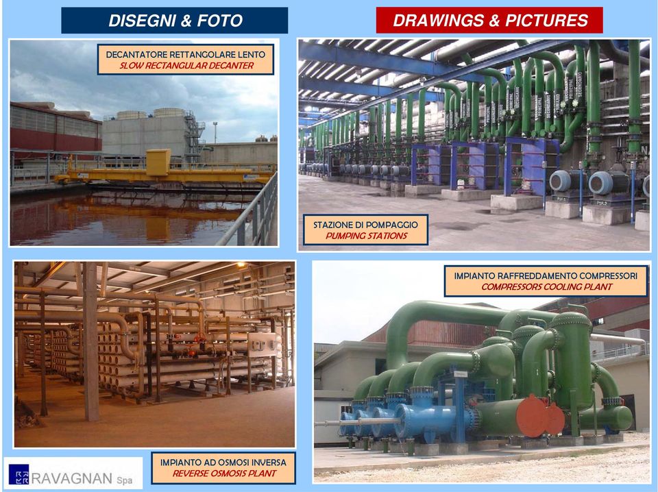 PUMPING STATIONS IMPIANTO RAFFREDDAMENTO COMPRESSORI