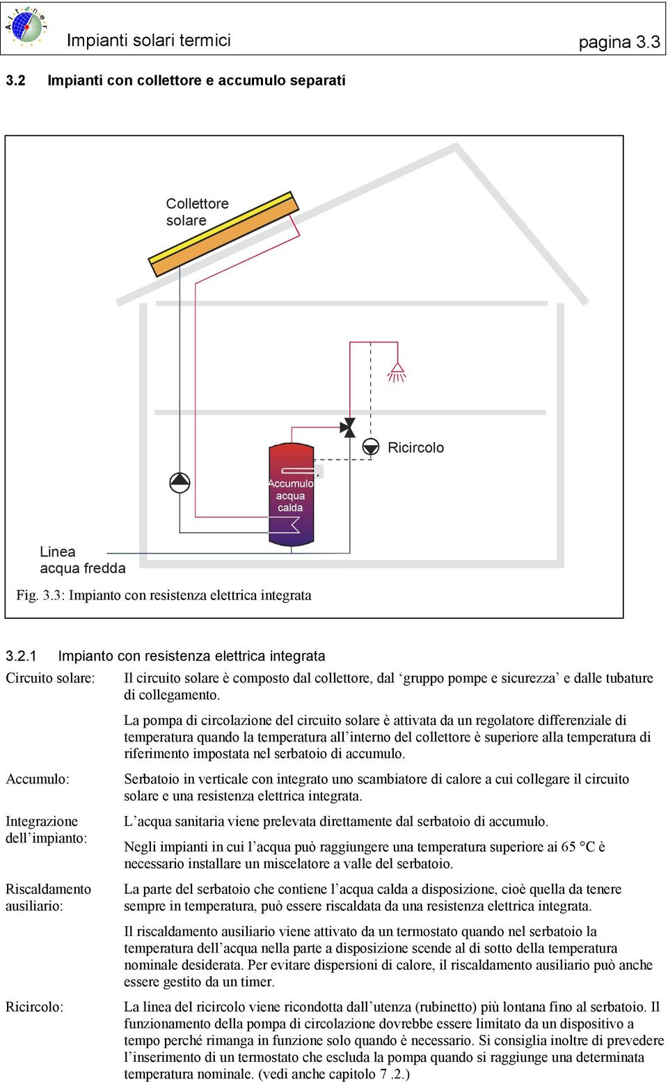 pompe e sicurezza e dalle tubature di collegamento.