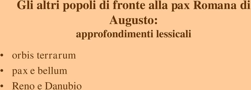 approfondimenti lessicali