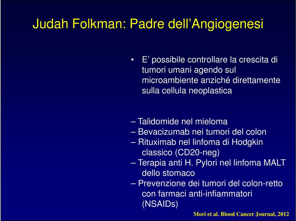 colon Rituximab nel linfoma di Hodgkin classico (CD20-neg) Terapia anti H.