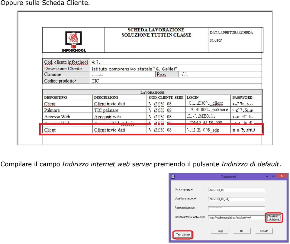 internet web server premendo