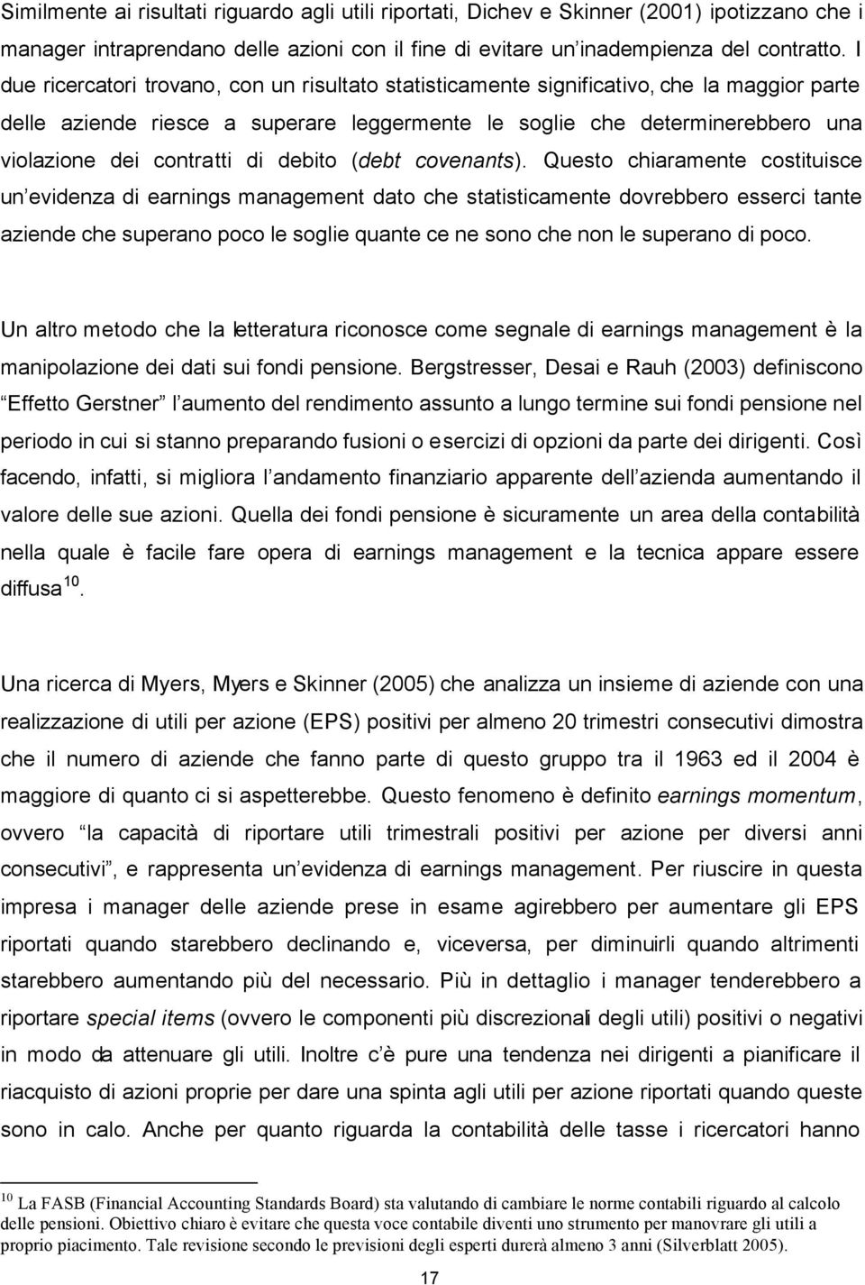 di debito (debt covenants).