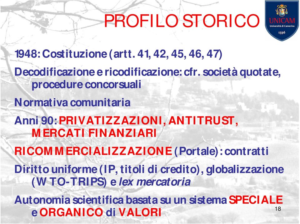 MERCATI FINANZIARI RICOMMERCIALIZZAZIONE (Portale): contratti Diritto uniforme (IP, titoli di