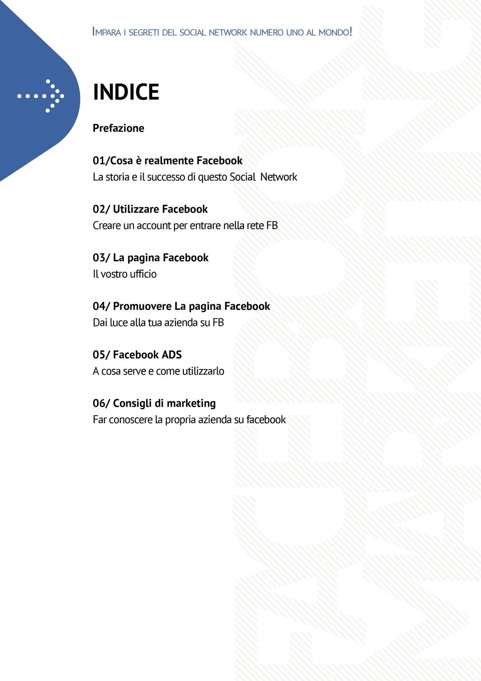 vostro ufficio 04/ Promuovere La pagina Facebook Dai luce alla tua azienda su FB 05/ Facebook ADS