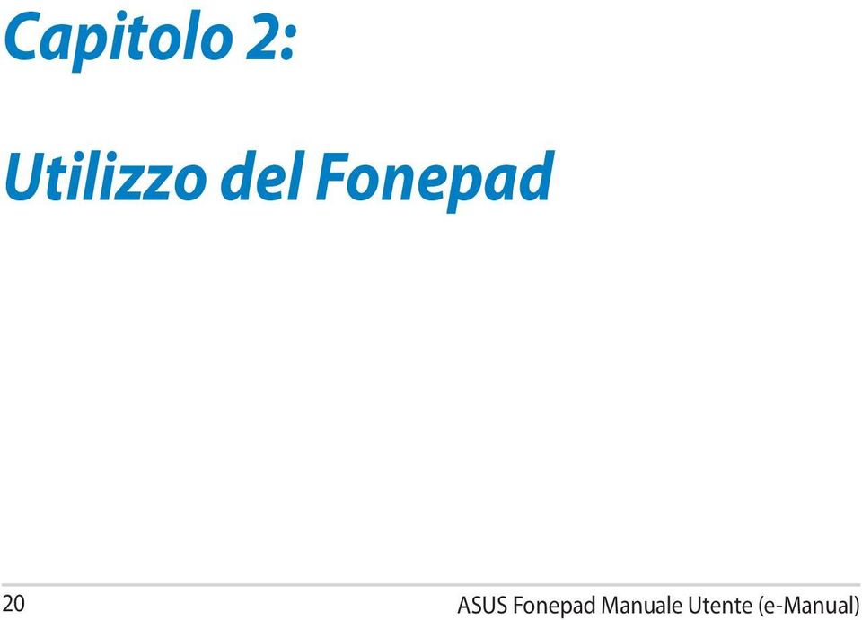 Fonepad Manuale Utente