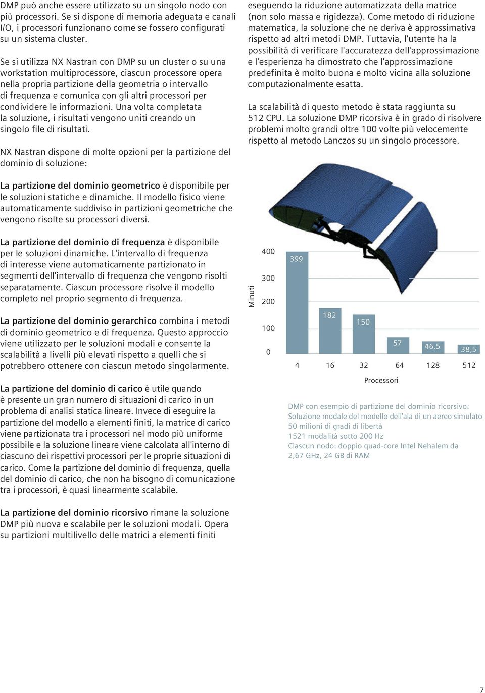 altri processori per condividere le informazioni. Una volta completata la soluzione, i risultati vengono uniti creando un singolo file di risultati.