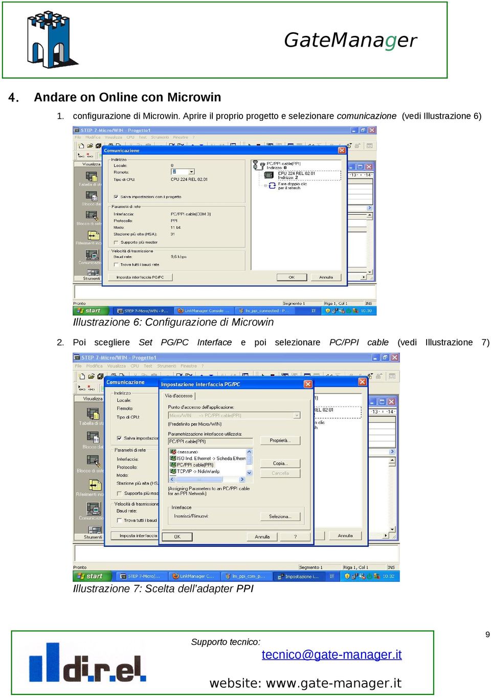 Illustrazione 6: Configurazione di Microwin 2.