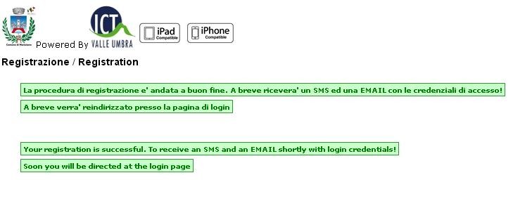 Se l'username inserito è già in uso per un altro utente (vedi Fig. 4), inserirne uno diverso finché il sistema non lo conferma (vedi Fig. 3). Fig. 4 Schermata di errore dello username scelto. 10.