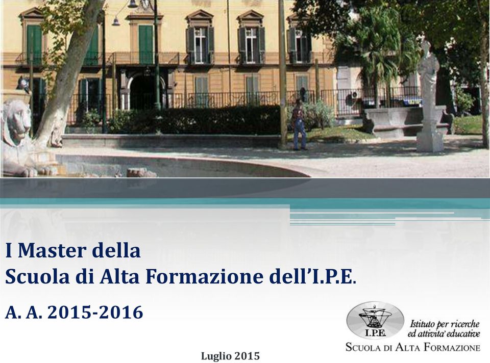 Formazione dell I.P.