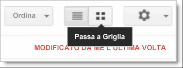 Cestino contiene tutto ciò che hai eliminato. Per eliminare un elemento, selezionalo e fai clic sull'icona del Cestino che appare: Nota. Puoi mettere nel Cestino solo gli elementi di tua proprietà.