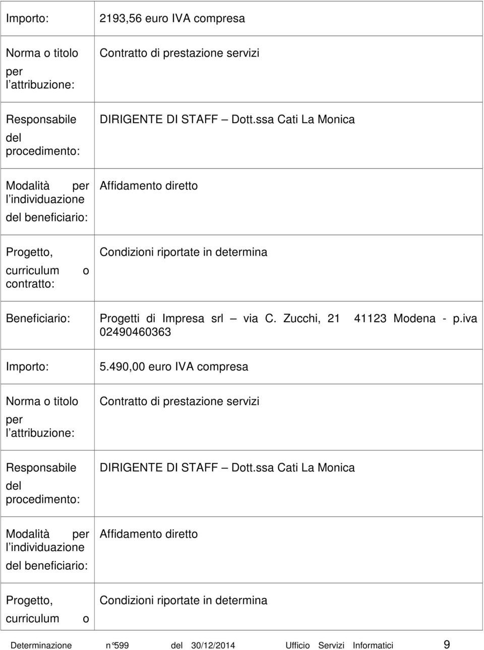 Zucchi, 21 41123 Mdena - p.iva 02490460363 Imprt: 5.