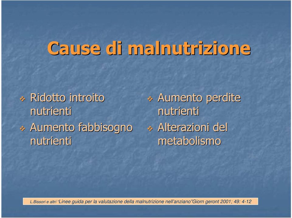 del metabolismo L.