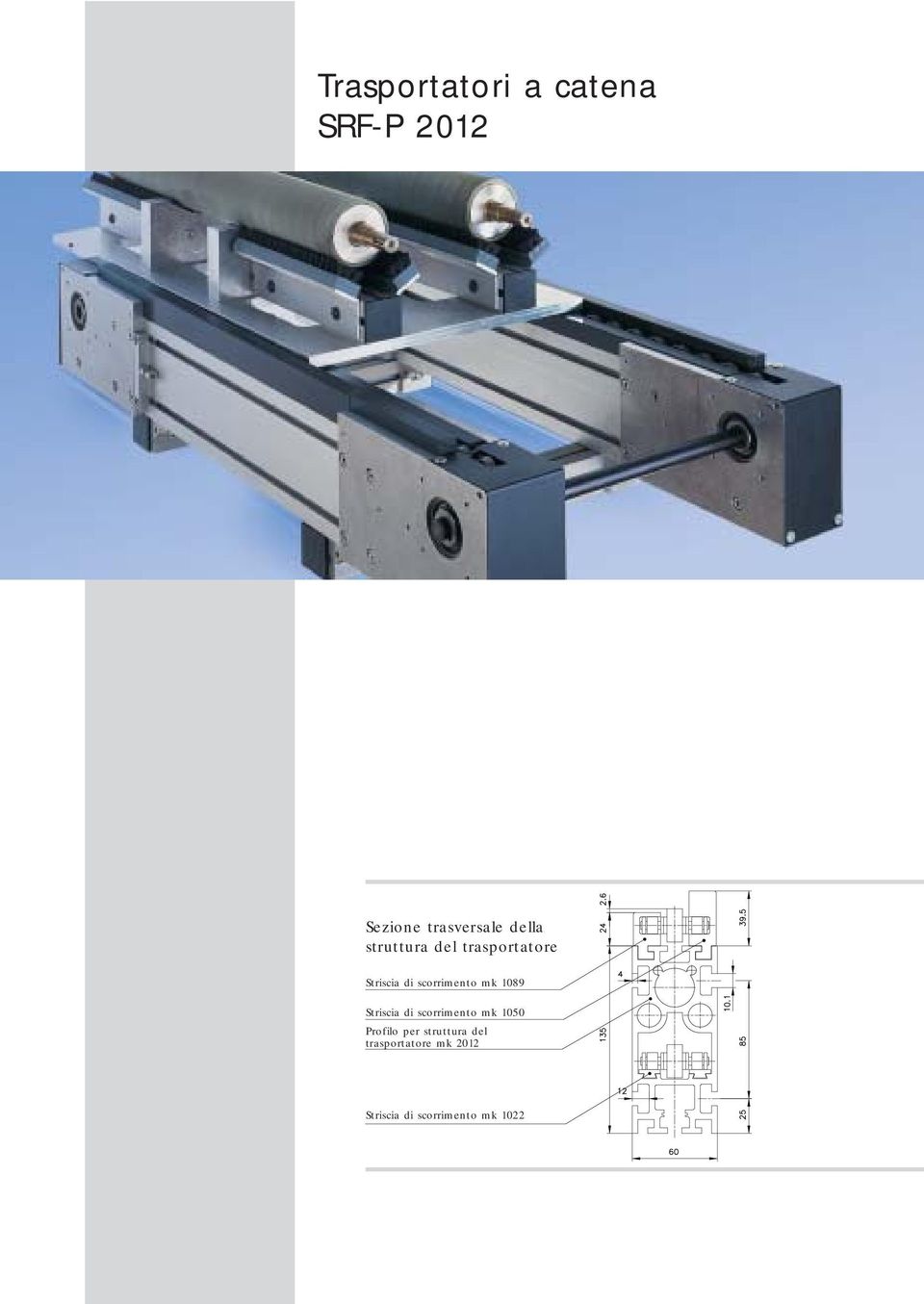 mk 1089 Striscia di scorrimento mk 1050 Profilo per