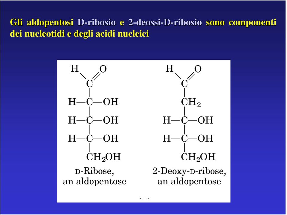 2-deossi-D-ribosio sono
