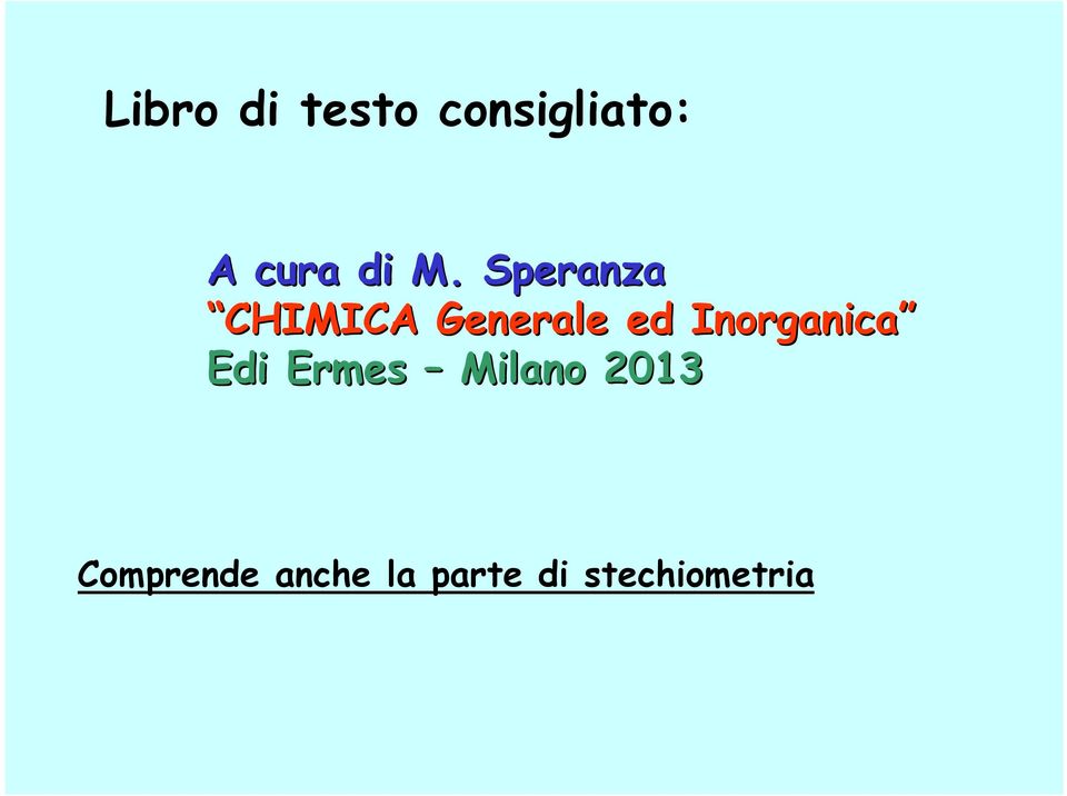 Inorganica Edi Ermes Milano 2013