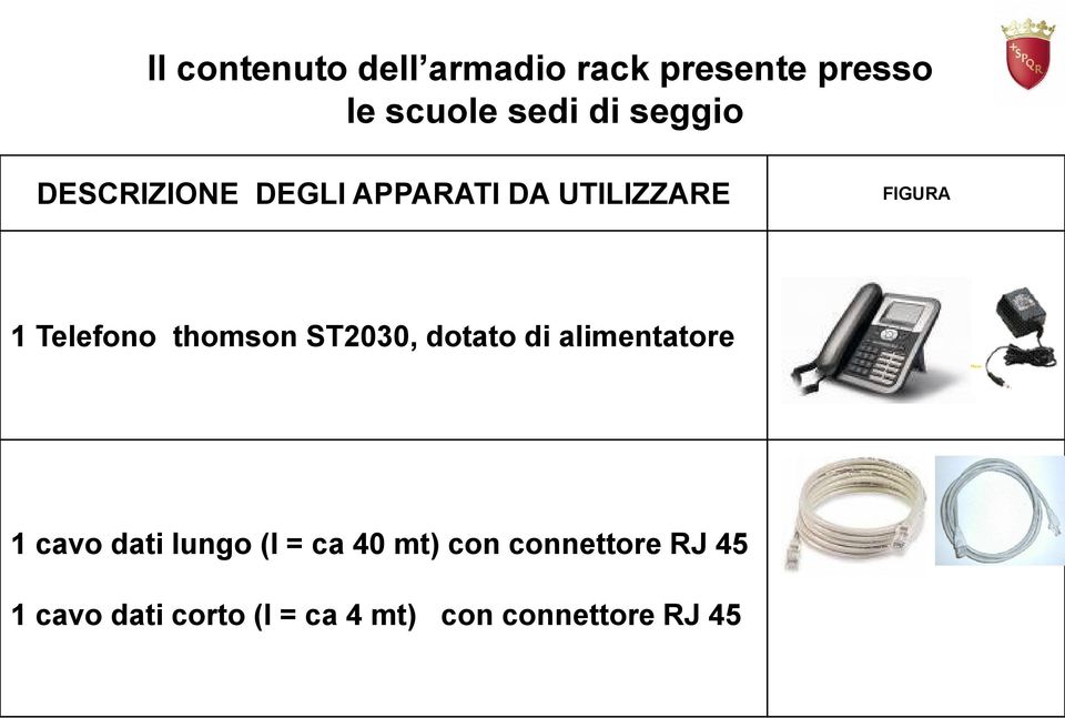 thomson ST2030, dotato di alimentatore 1 cavo dati lungo (l = ca 40