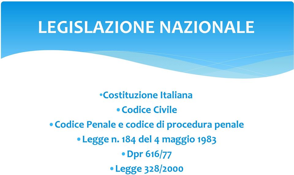 codice di procedura penale Legge n.