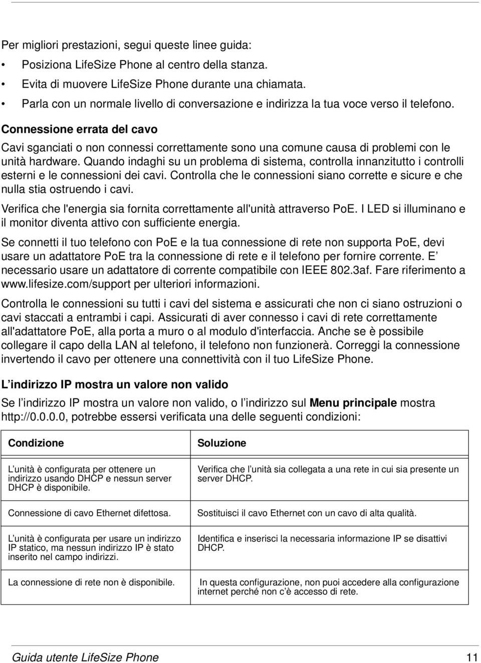 Connessione errata del cavo Cavi sganciati o non connessi correttamente sono una comune causa di problemi con le unità hardware.