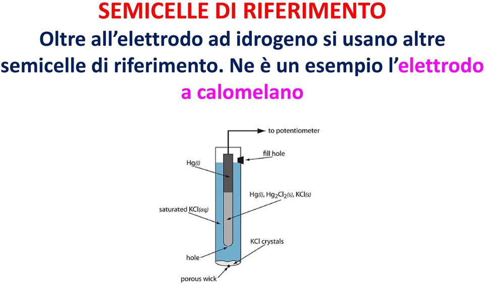 altre semicelledi riferimento.