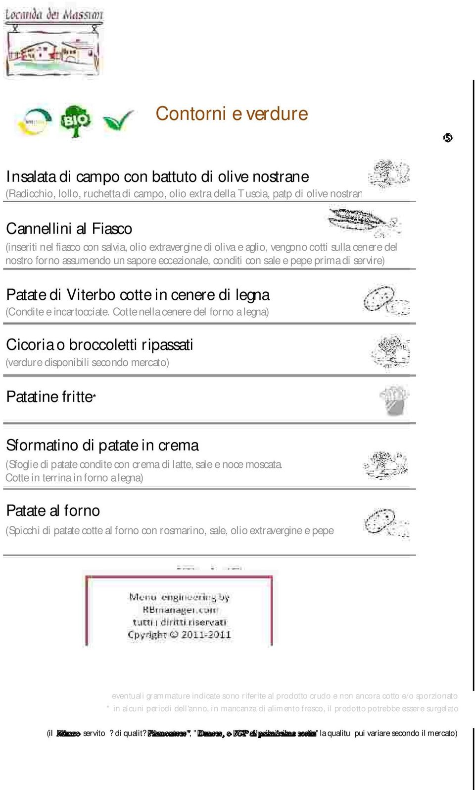 legna (Condite e incartocciate.