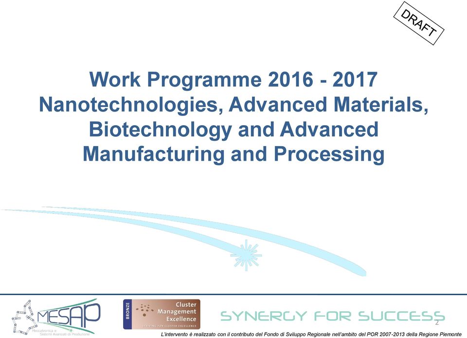 Materials, Biotechnology and