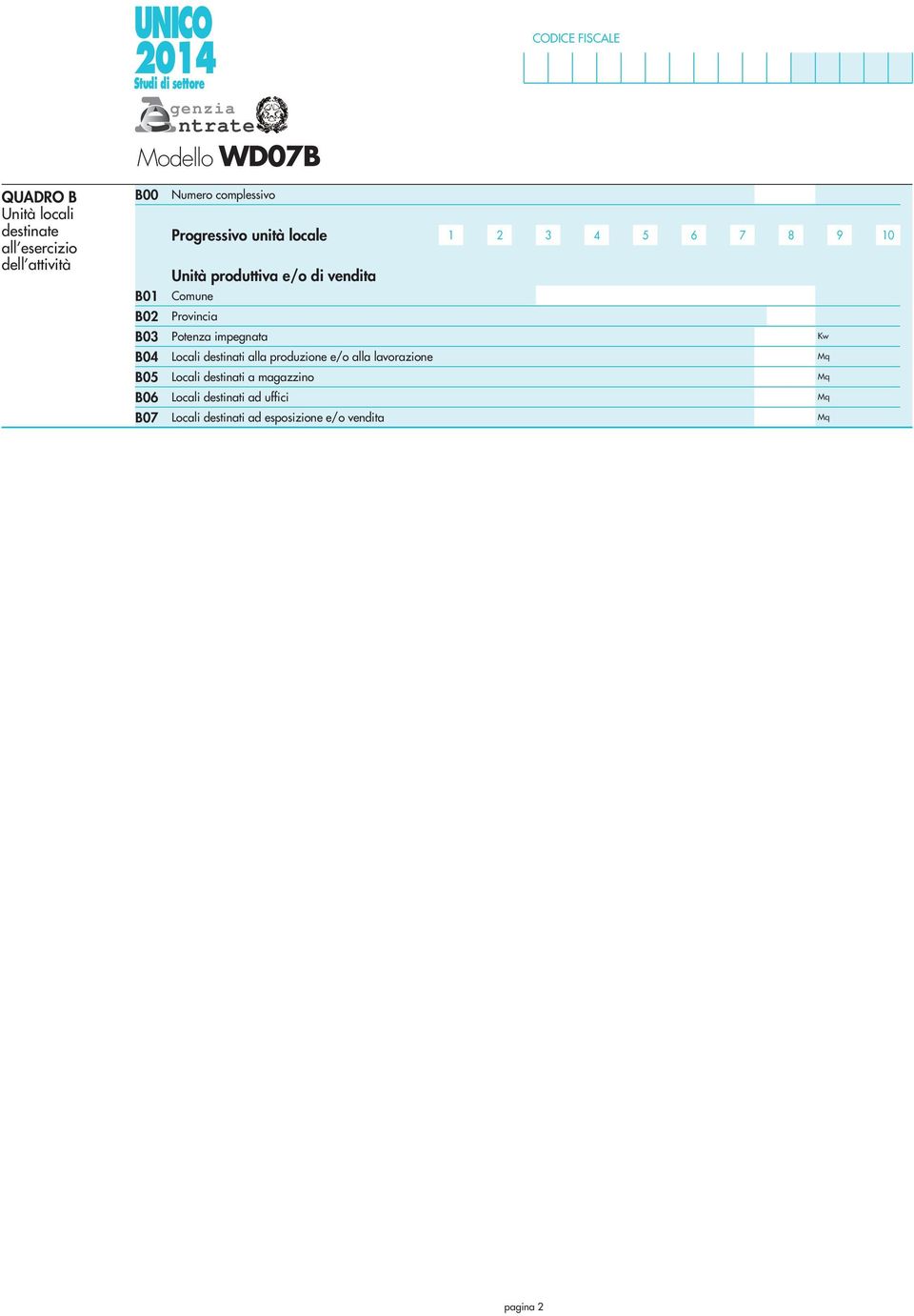 impegnata Locali destinati alla produzione e/o alla lavorazione Locali destinati a magazzino