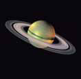 Saturno è circondato, da un sistema di anelli e satelliti, è formato da un grande involucro di gas che avvolge un nucleo di idrogeno liquido.
