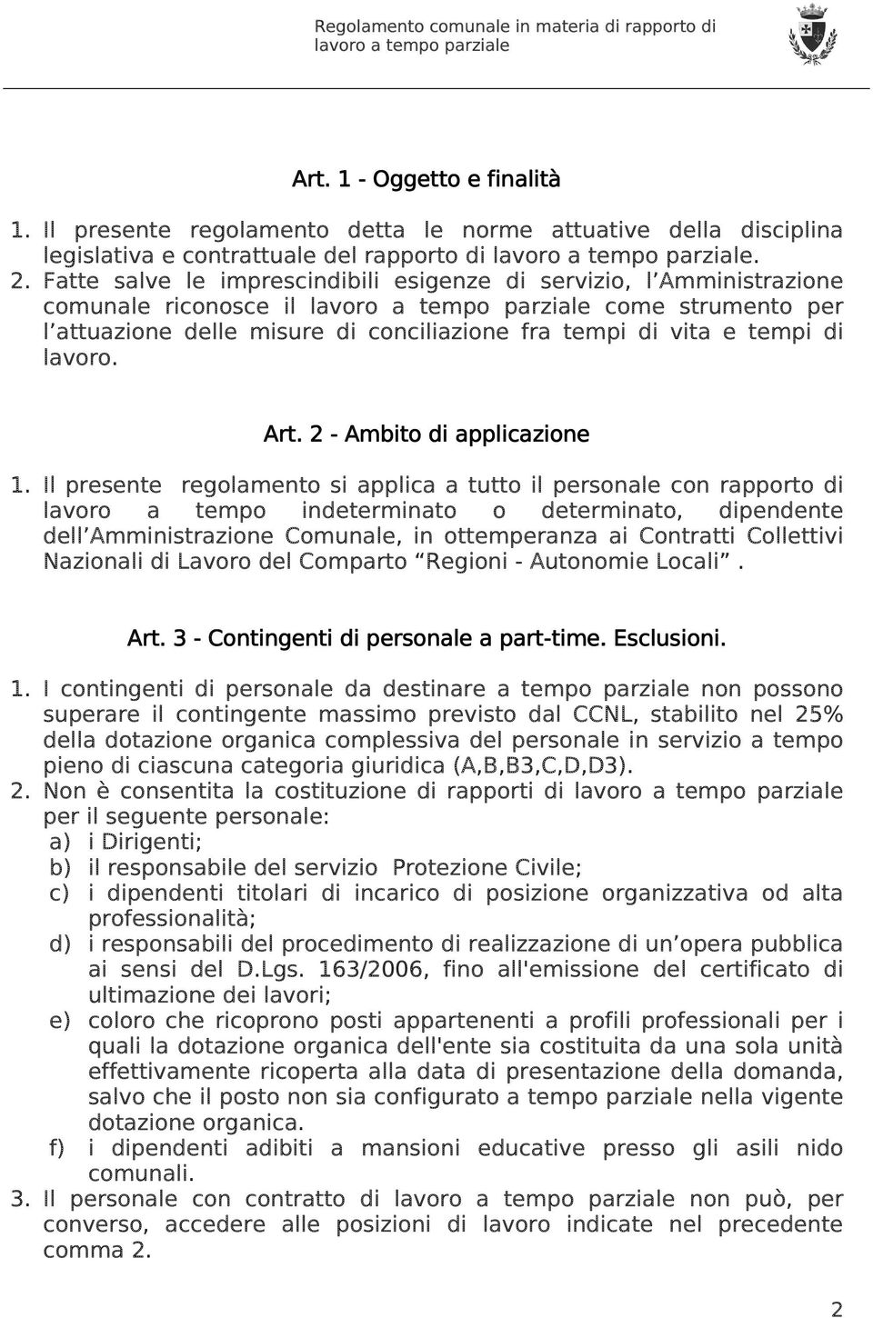 2 - Ambito di applicazione 1.