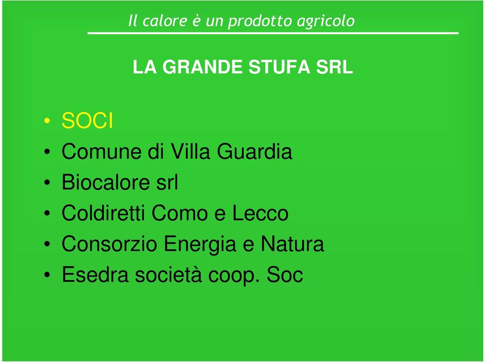 Coldiretti Como e Lecco Consorzio