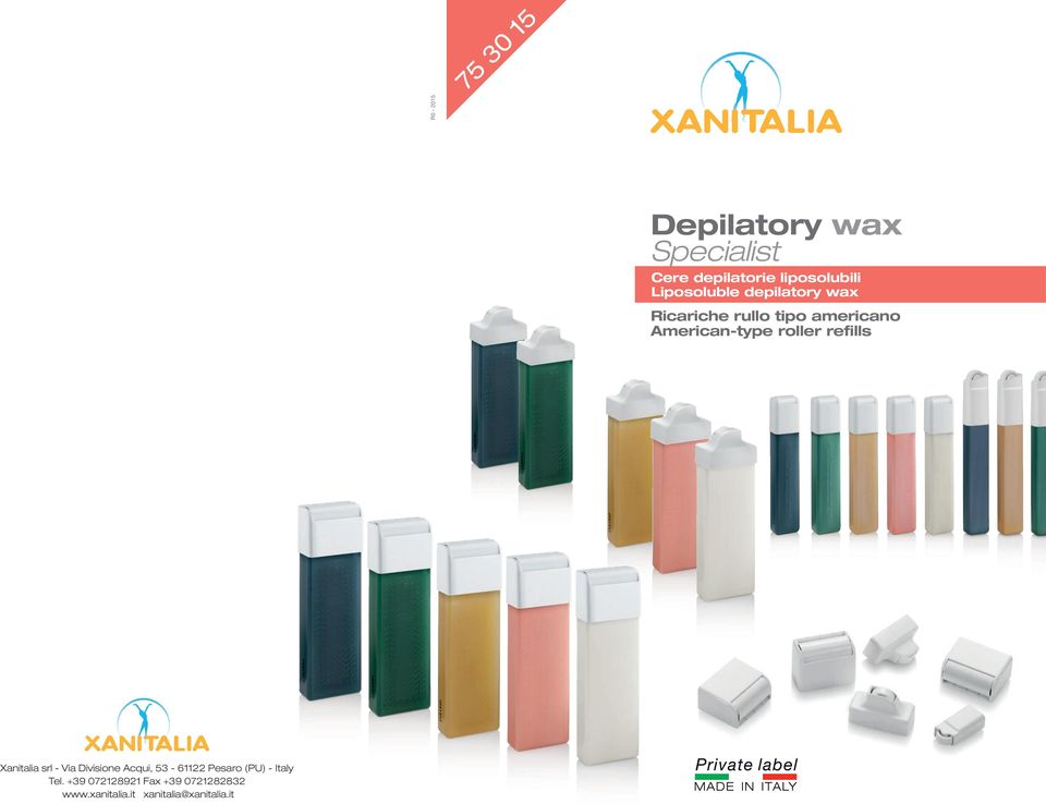 roller refills Xanitalia srl - Via Divisione Acqui, 53-61122 Pesaro (PU) -