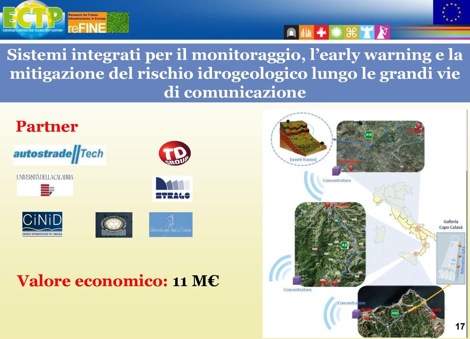 rischio idrogeologico lungo le grandi vie