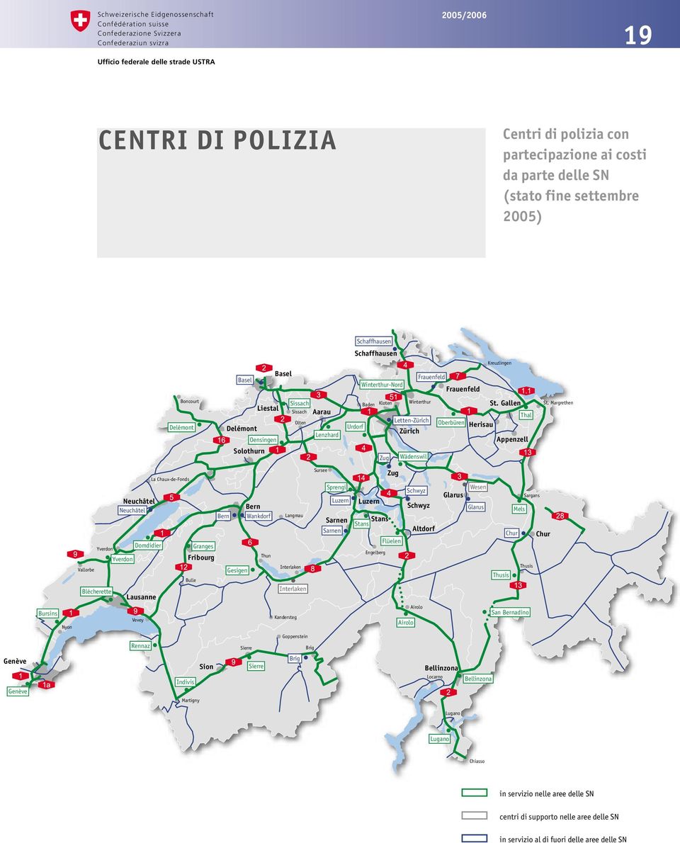 Letten-Zürich Urdorf Zür ich Zug Wädenswil St. Gallen Thal Oberbüren Her isau Appenzell St.