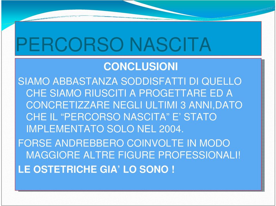 NASCITA E E STATO IMPLEMENTATO SOLO NEL 2004.