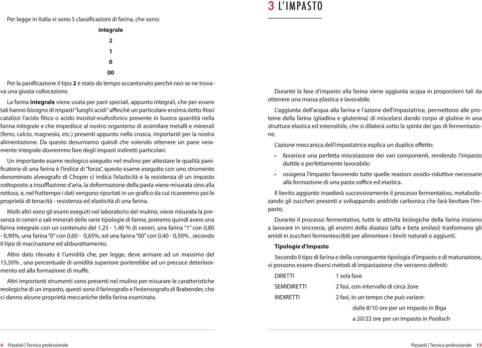 fìtico o acido inositol-esafosforico presente in buona quantità nella farina integrale e che impedisce al nostro organismo di assimilare metalli e minerali (ferro, calcio, magnesio, etc.