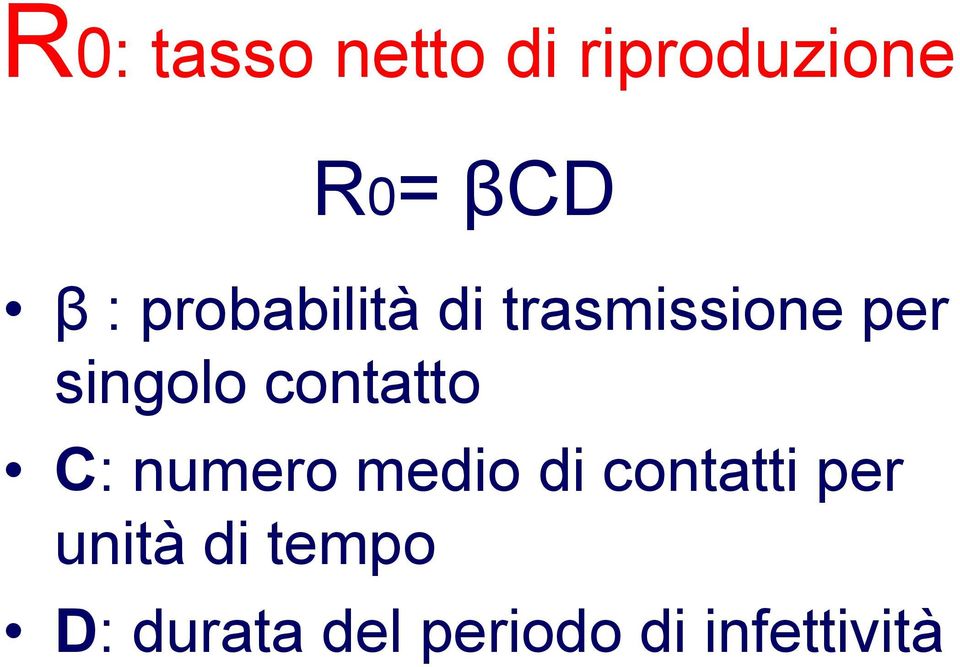 contatto C: numero medio di contatti per