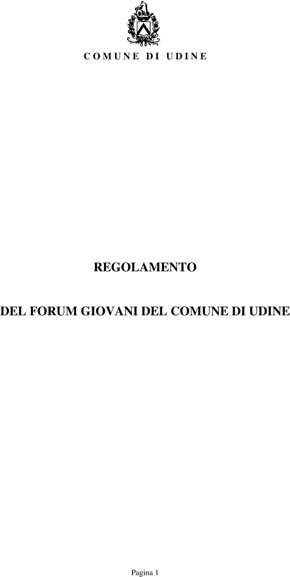 DEL FORUM GIOVANI