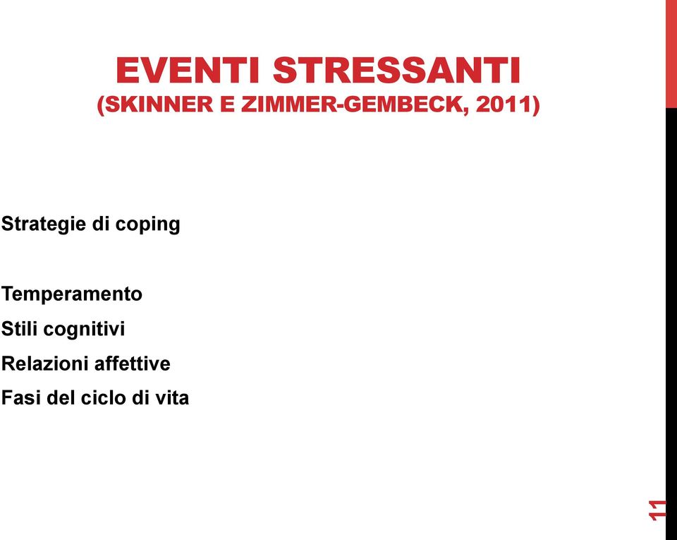 coping Temperamento Stili cognitivi