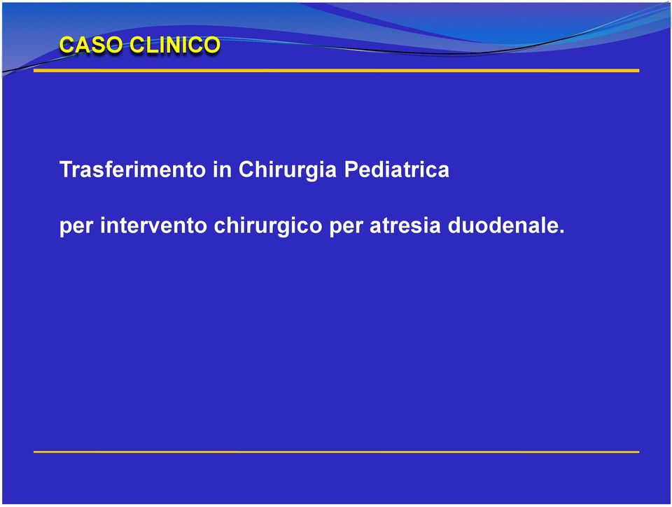 Chirurgia Pediatrica per