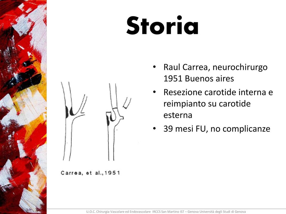 39 mesi FU, no complicanze U.O.C.