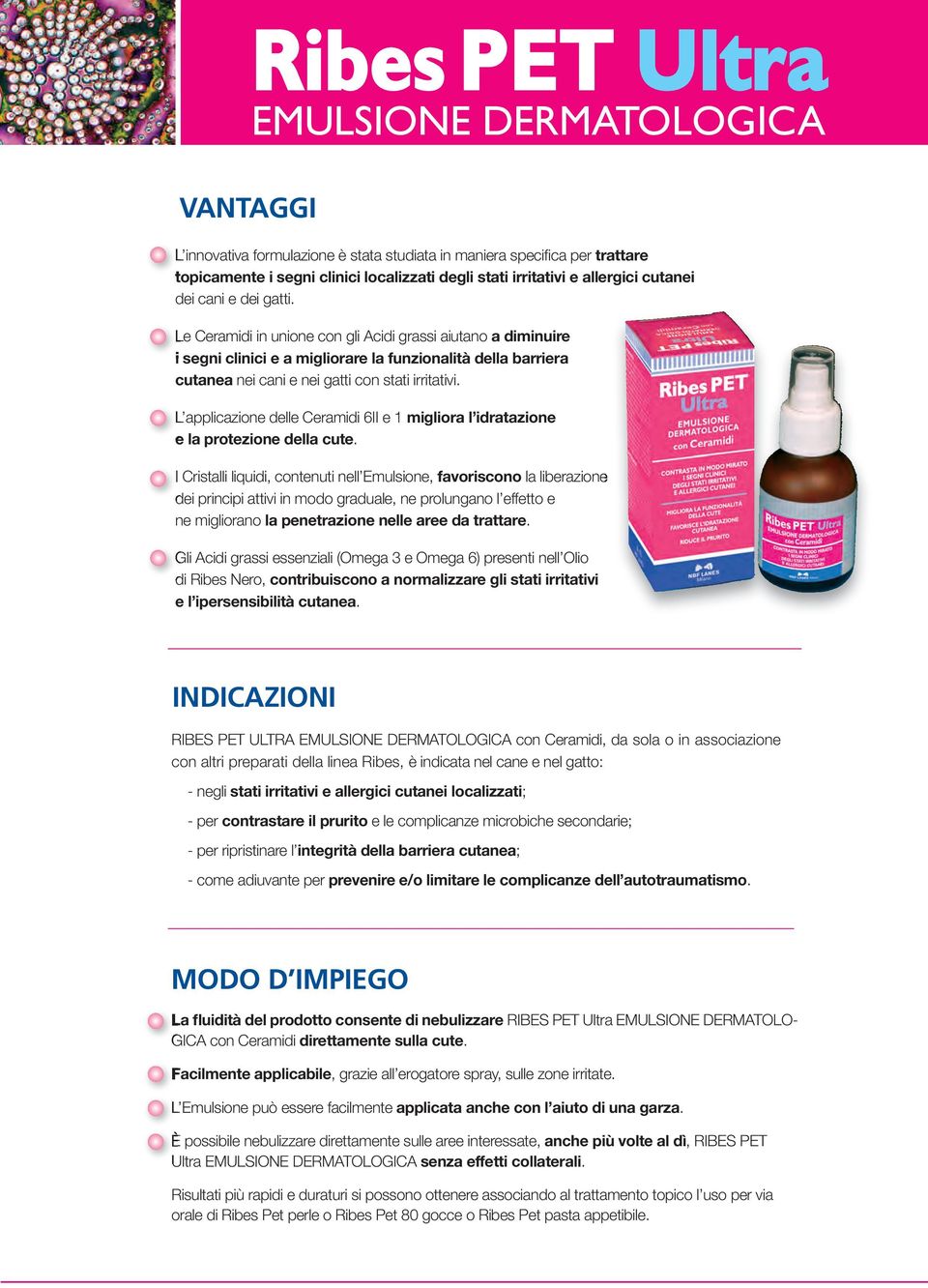 L applicazione delle Ceramidi 6II e 1 migliora l idratazione e la protezione della cute.