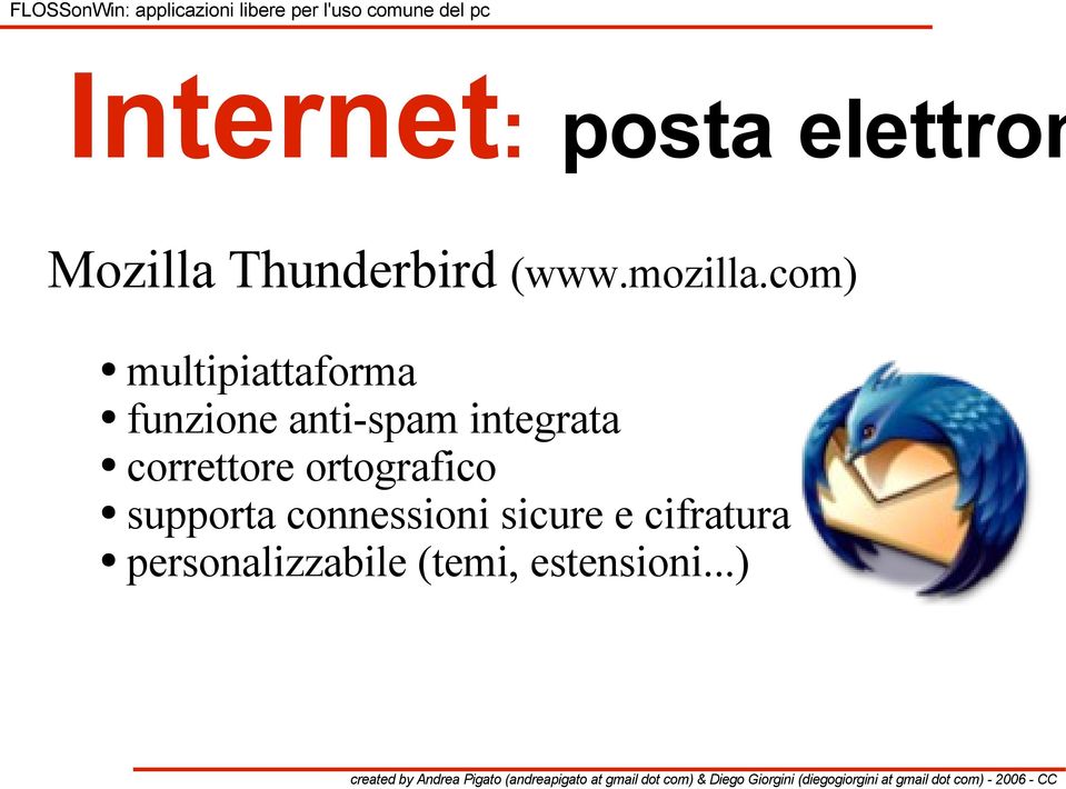 com) multipiattaforma funzione anti-spam integrata