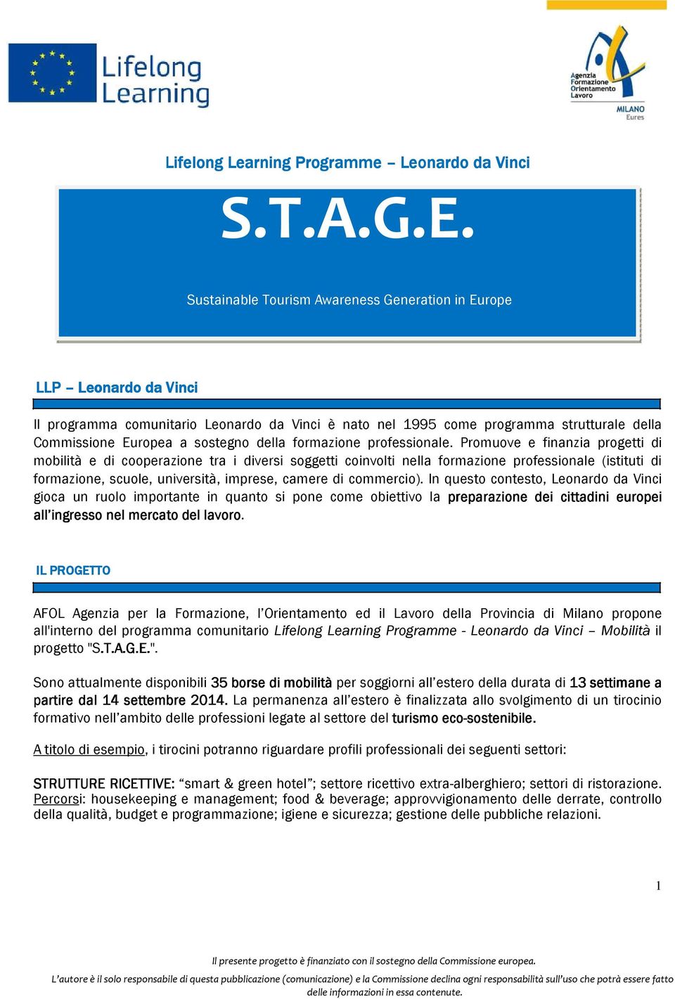 della formazione professionale.