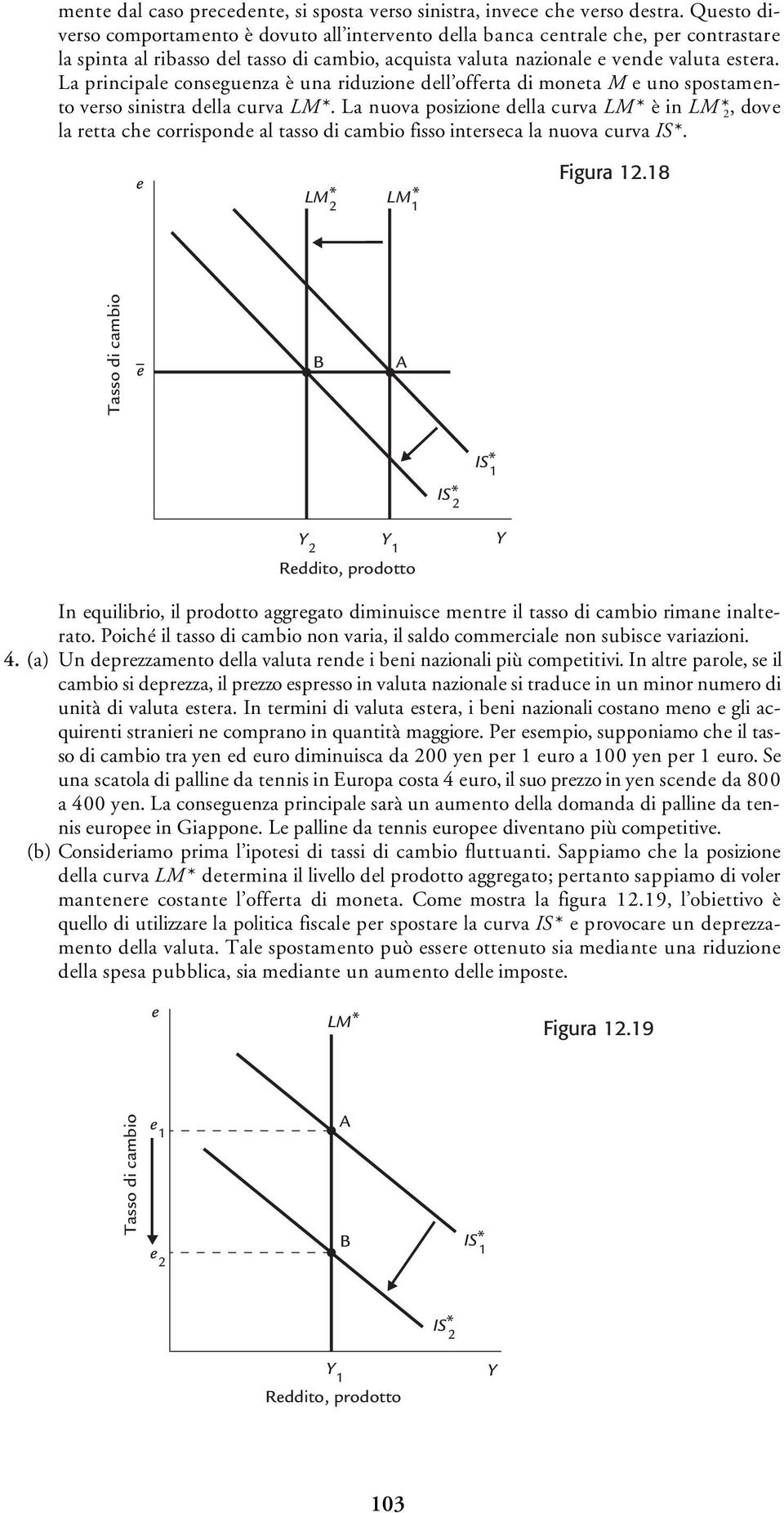 La principal consgunza è una riduzion dll offrta di monta M uno spostamnto vrso sinistra dlla curva.