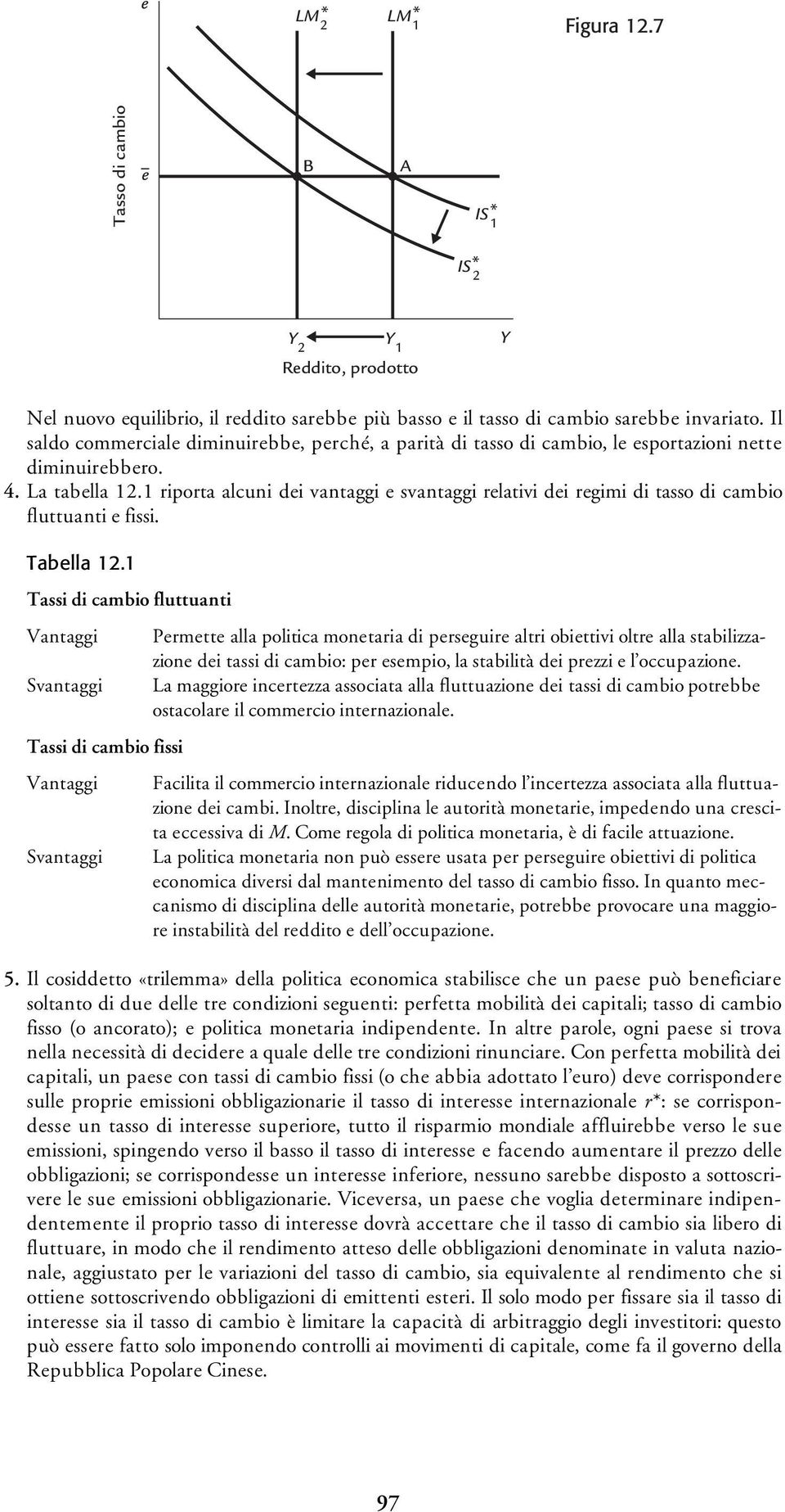 riporta alcuni di vantaggi svantaggi rlativi di rgimi di tasso di cambio fluttuanti fissi. Tablla.