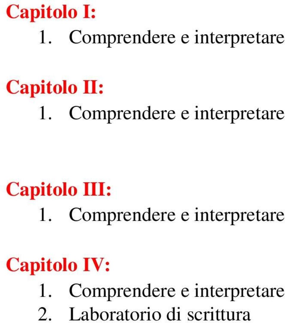 Capitolo III: