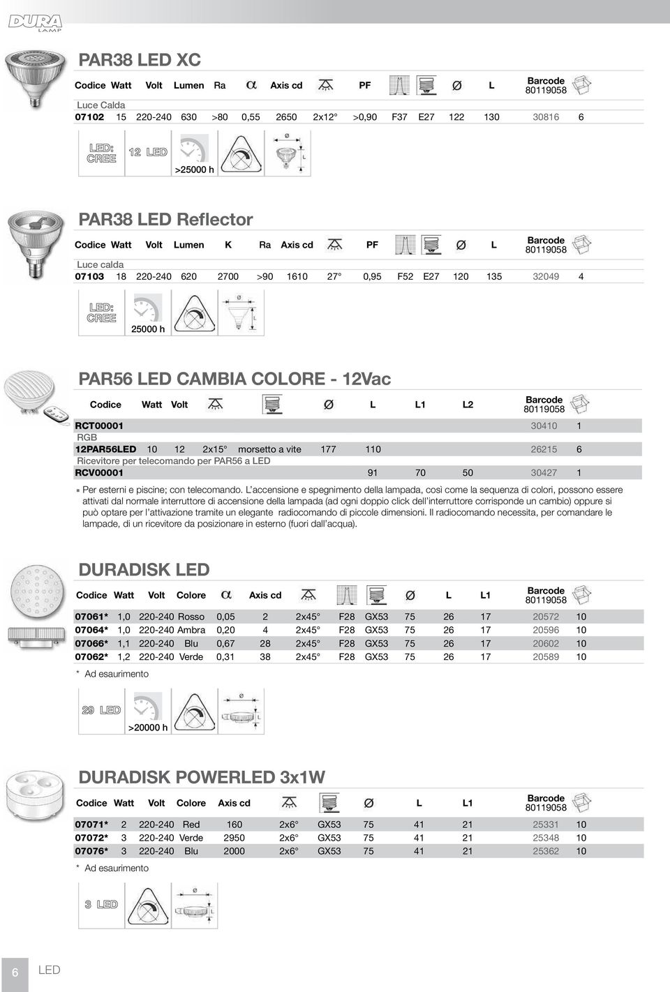 177 110 26215 6 Ricevitore per telecomando per PAR56 a LED RCV00001 91 70 50 30427 1 Per esterni e piscine; con telecomando.